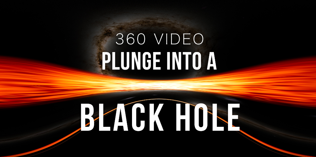 Animazione avvicinamento buco nero