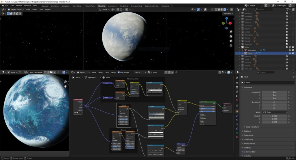 Fulldome Blender Nodes